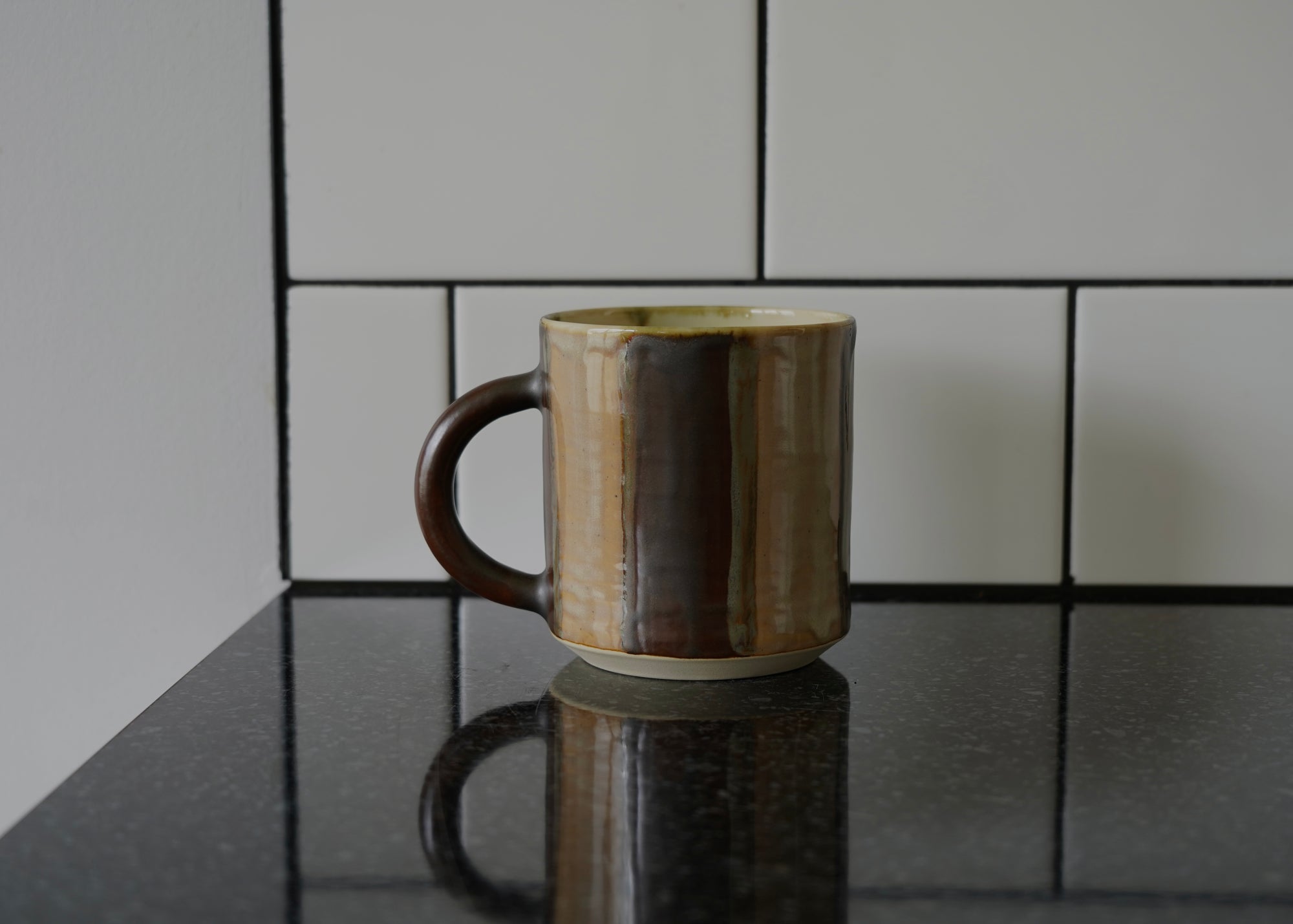 Earthenware Stripes Mug