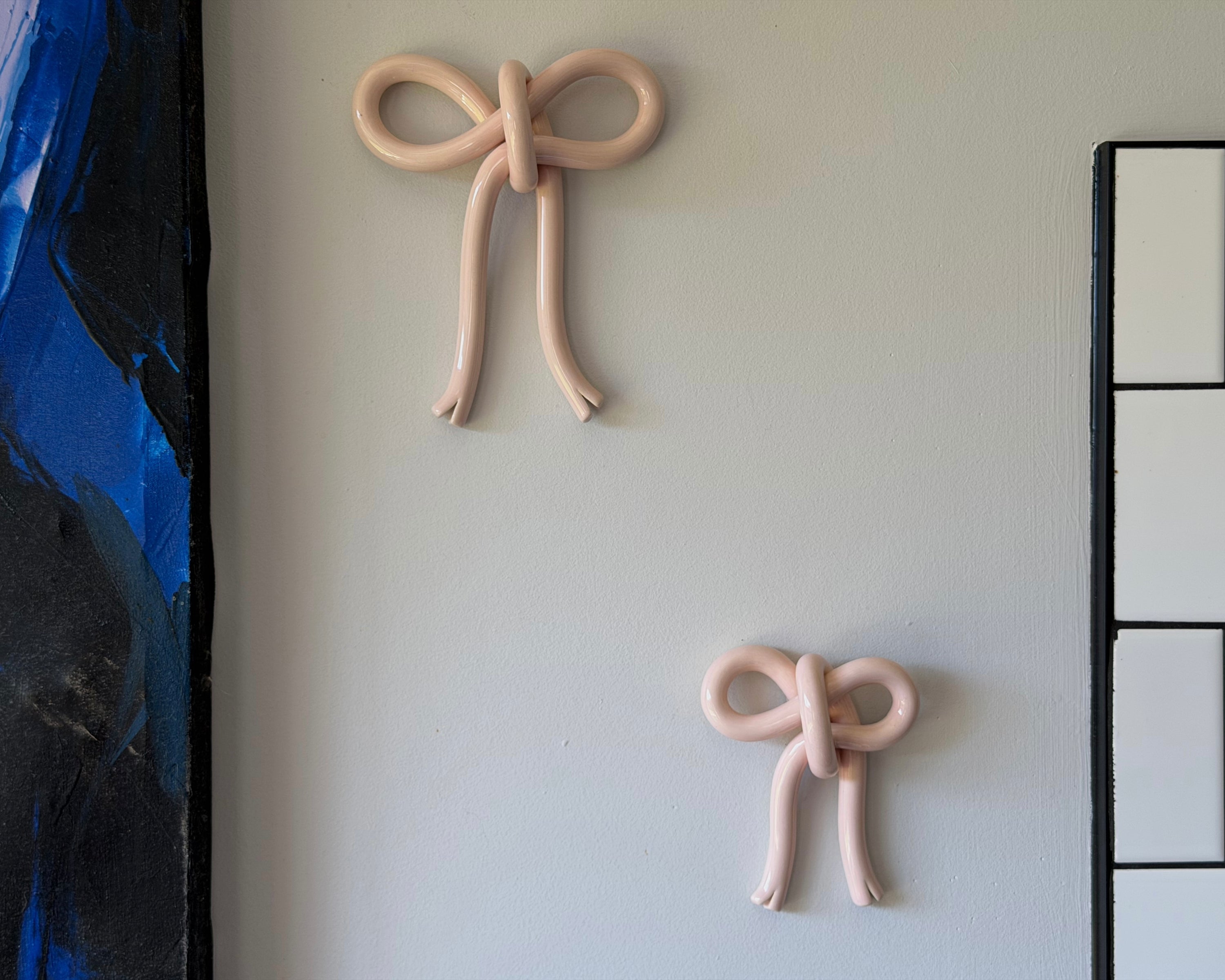 Blush Bow Pair