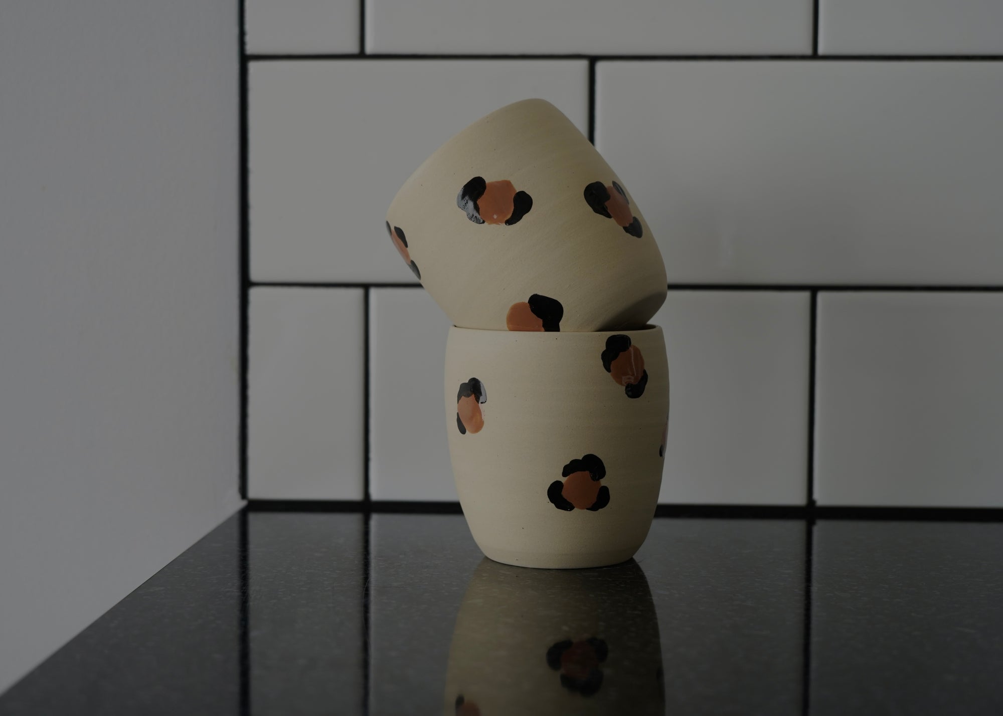 Leopard Tumbler Pair