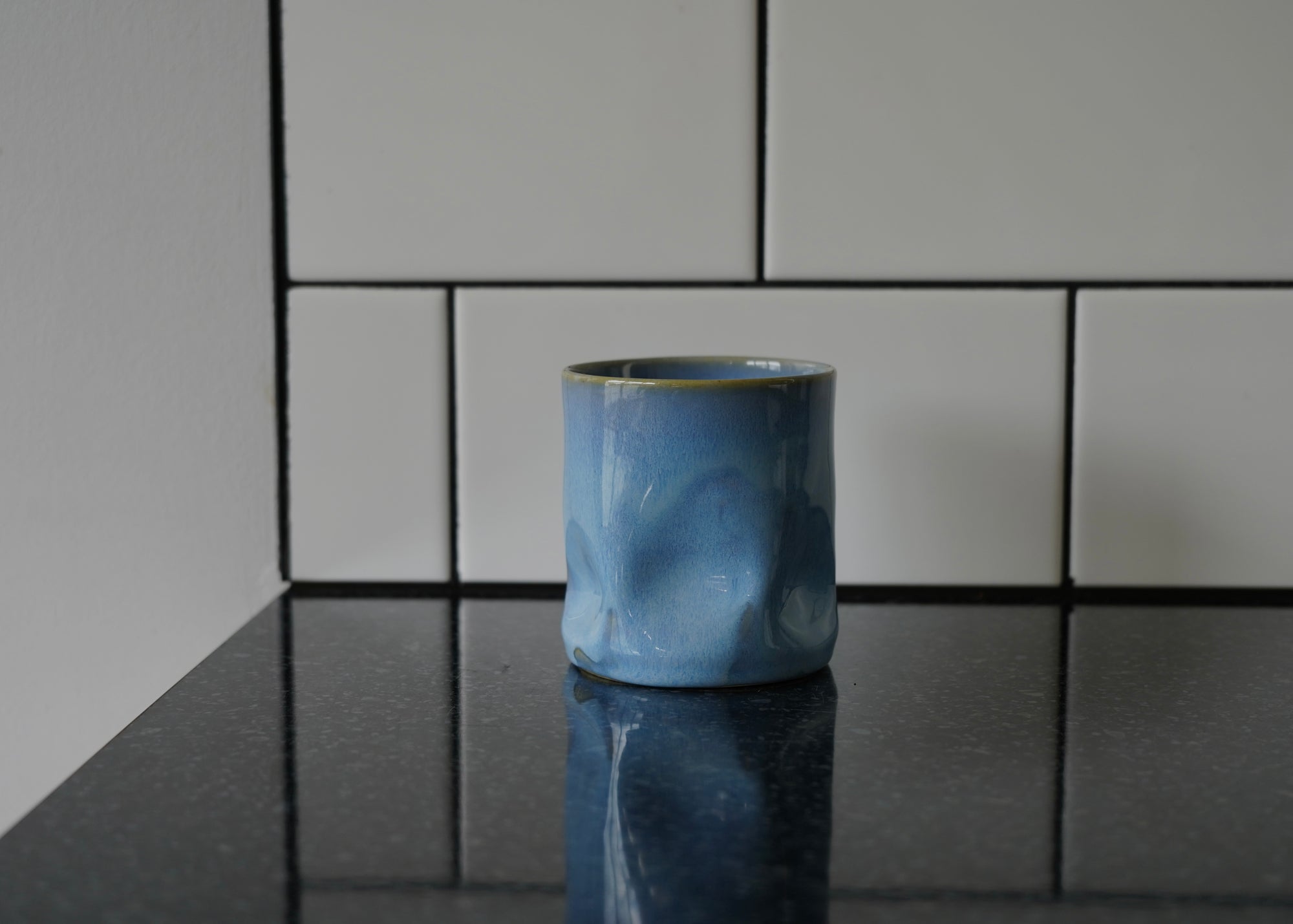 Wonky Baby Blue Tumbler
